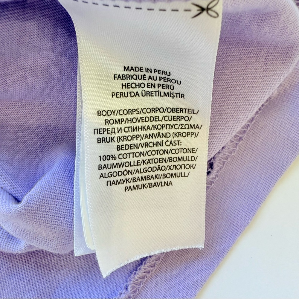 Polo Ralph Lauren Classic Fit Polo Sport Jersey T-Shirt (Sky Lavender/White) Med - Picture 10 of 11